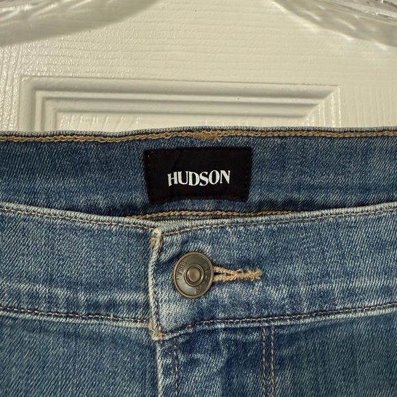 Hudson Men’s NWT Zane Reflex White paint splatter Skinny Leg Jeans size 42 - Picture 10 of 14